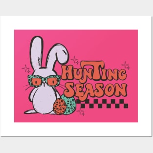 Bunny Gift - Happy Easter - Retro Aesthetic Mom Easter Gift - Gift for Her Posters and Art